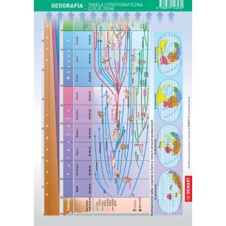 Książeczka edukacyjna Demart ściągawka Geografia - dzieje geologiczne,dzieje zycia