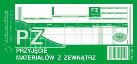 Druk offsetowy Michalczyk i Prokop Przyjęcie materiału z zewnątrz 1/3 A4 (wielokopia) 1/3 A4 80k. (352-8)