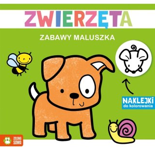 Książeczka edukacyjna Zielona Sowa Zabawy maluszka. Zwierzęta