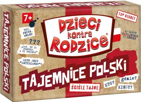 Gra karciana Kangur Dzieci kontra rodzice Tajemnice Polski