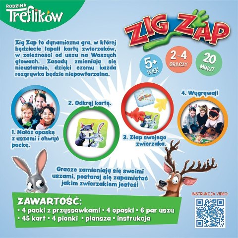 Gra strategiczna Trefl Rodzina Treflików ZIG ZAP Zig Zap (02070)