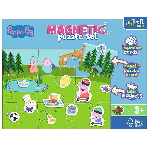 Puzzle Trefl świnka Peppa Magnetyczne Zabawy Peppy (93164)