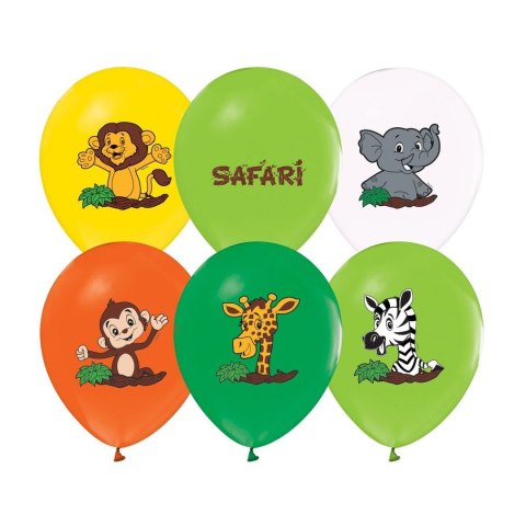 Balon gumowy Godan Safari 5szt. mix 300mm 12cal (GZ-SAF5)