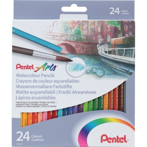 Kredki akwarelowe Pentel 24 kol. (CB9-12U)