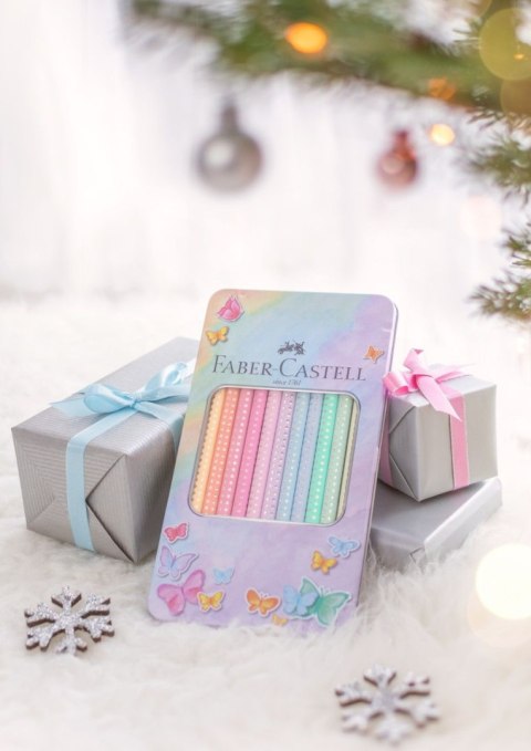 Kredki ołówkowe Faber Castell Sparkle pastelowe 12 kol. (201910 FC)