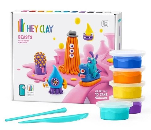 Masa plastyczna dla dzieci Tm Toys Hey Clay Bestie mix (HLC15021CEE)