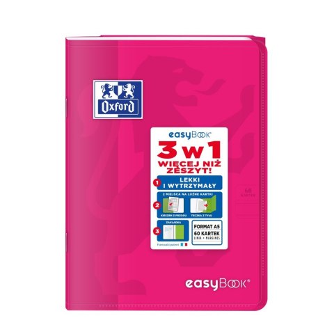 Zeszyt Oxford EASYBOOK A5 60k. 90g linia (400146694)