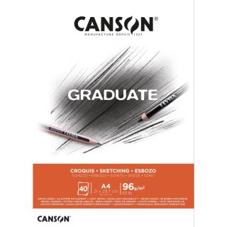 Blok artystyczny Canson Graduate A4 96g 40k (400110362)