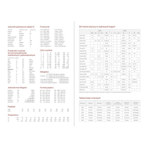 Kalendarz książkowy (terminarz) A5TA071B Wydawnictwo Wokół Nas 2024/2025 A5 DZIEWCZYNY A5 (PCV BEZBARWNY)