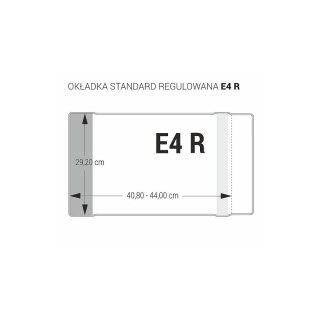 Okładka Biurfol Standard regulowana E4R [mm:] 292x408-440 (OZK-57)