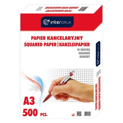 Papier kancelaryjny Interdruk A3 krata [mm:] 297x420 (PAKA)