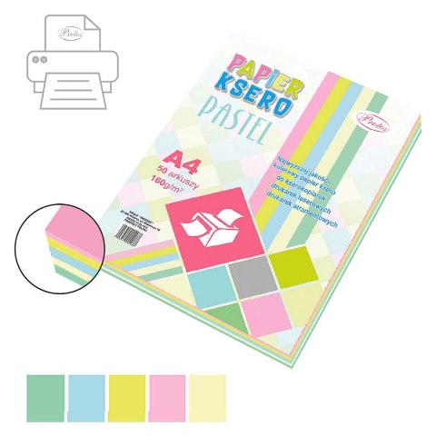 Papier kolorowy Protos A4 mix 160g