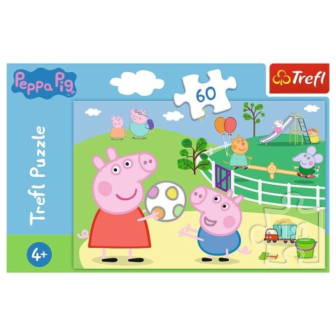 Puzzle Trefl Peppa Pig Zabawy w gronie przyjaciół 60 el. (17356)