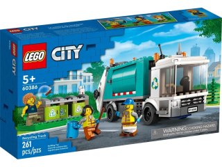 Klocki konstrukcyjne Lego City ciężarówka recyklingowa (60386)