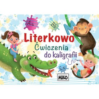 Książeczka edukacyjna Niko Literkowo. Ćwiczenia do kaligrafii.