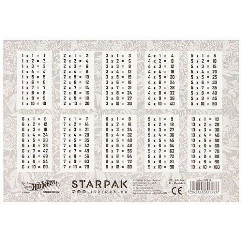 Plan lekcji Starpak Hot Wheels St (382138)