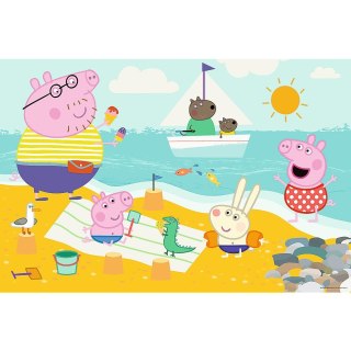 Puzzle Trefl Peppa Pig Super maxi Radosny dzień Peppy 24 el. (41010)