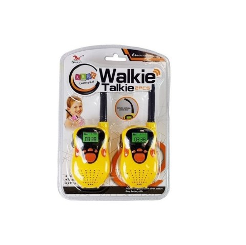 Walkie-talkie Lean krótkofalówki 100m żółte (7605)