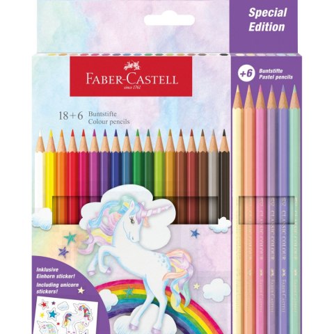 Kredki ołówkowe Faber Castell Jednorożec (111221 FC)