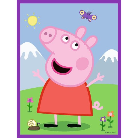 Puzzle Trefl świnka Peppa Baby MAXI 2x10 Pogodny dzień Peppy 20 el. (43001)