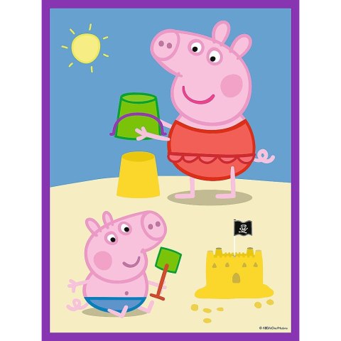 Puzzle Trefl świnka Peppa Baby MAXI 2x10 Pogodny dzień Peppy 20 el. (43001)