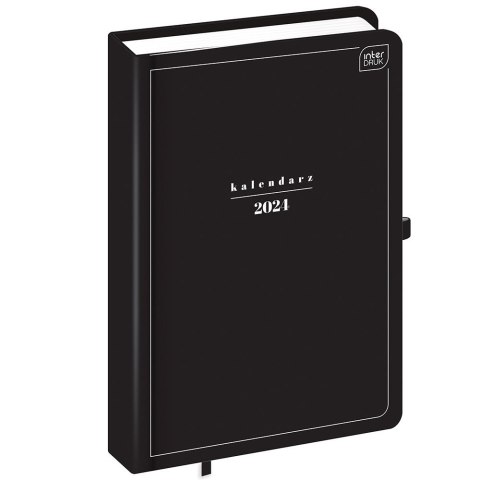 Kalendarz książkowy (terminarz) 5902277338044 Interdruk MAT+UV A5/384 A5 (Black)