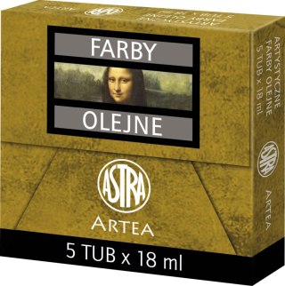 Farba olejna Artea kolor: Zielony 18ml 1 kolor.