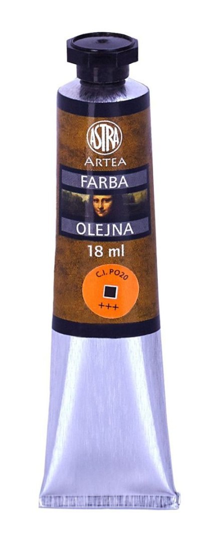 Farba olejna Artea kolor: żółta 18ml 1 kolor.