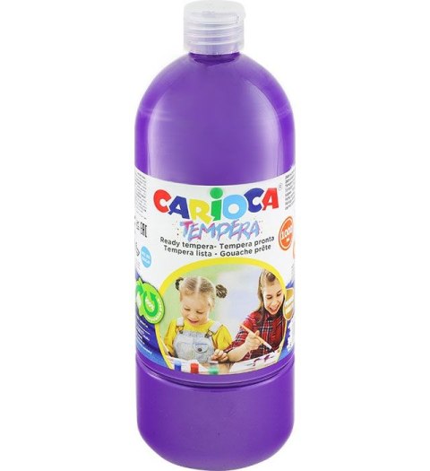 Farba tempera Carioca kolor: fioletowy 1000ml 1 kolor. (170-2662)