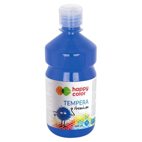 Farba tempera Happy Color kolor: niebieski jasny 500ml 1 kolor. (HA 3310 0500-3)