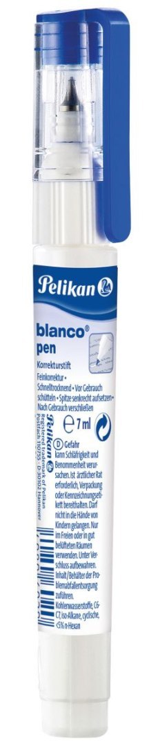 Korektor w długopisie (piórze) Pelikan Blanco 7ml 7ml (300933)