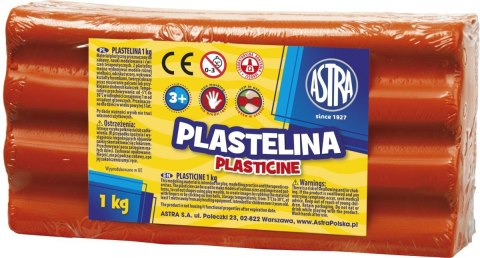 Plastelina Astra 1 kol. czerwona 1000g