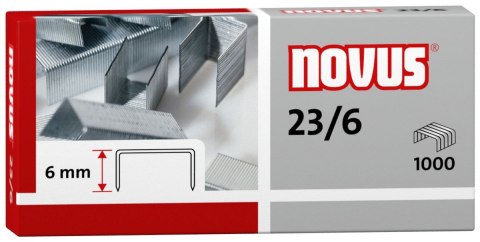 Zszywki 23/6 Novus 1000 szt