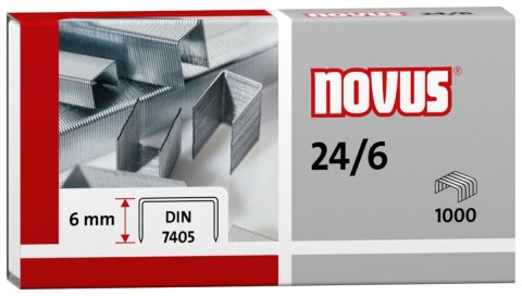 Zszywki 24/6 Novus 1000 szt