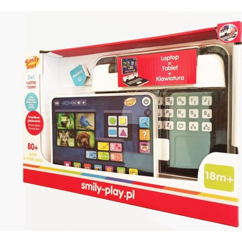 Zabawka edukacyjna Smily Play laptop i tablet 2w1 (SP83680)