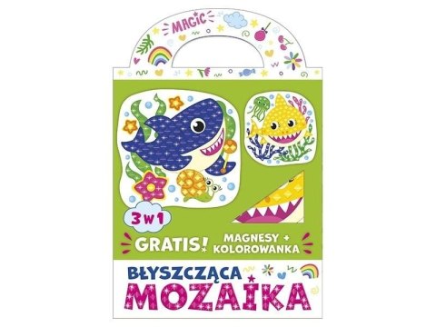 Mozaika Ranok Creative Błyszcząca mozaika 3w1 - Kolorowe rekiny (9503007000)