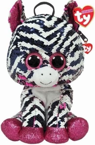 Pluszak Meteor Cekinowy plecak Fashion Zoey Zebra (TY95030)