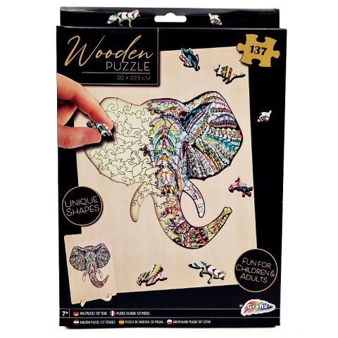 Puzzle Grafix drewniane mix wzorów 140 el. (400074)