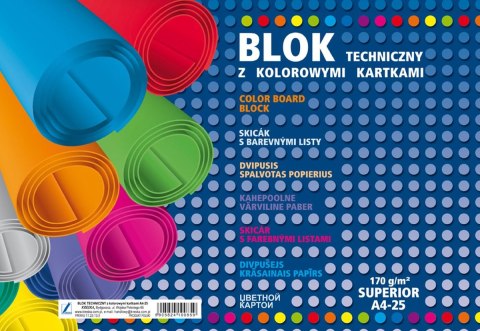 Blok techniczny Kreska superior A4 170g 25k