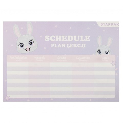 Plan lekcji Starpak RABBIT (536146)