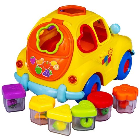 Sorter Smily Play Zabawne auto z muzyką i światłem (SP83668)