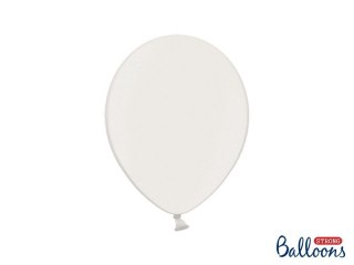 Balon gumowy Partydeco Party Deco BALONY STRONG PASTEL pastelowy 50 szt biały tytanowy (SB12P-008/50)