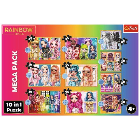 Puzzle Trefl 10w1 Kolekcja modnych laleczek (96000)