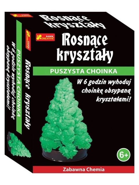 Zestaw kreatywny dla dzieci Ranok Creative Rosnące kryształy Puszysta choinka zielona