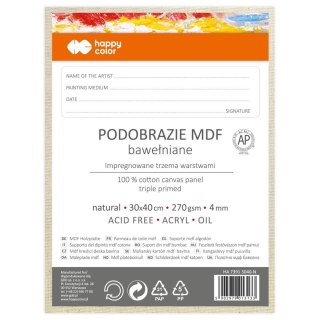 Podobrazie Happy Color naturalne [mm:] 300x400 (HA 7391 3040-N)