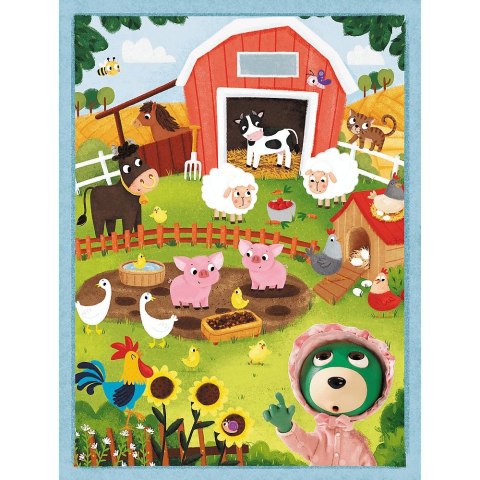 Puzzle Trefl Baby MAXI 2x10 Bobaski i Miś (43000)