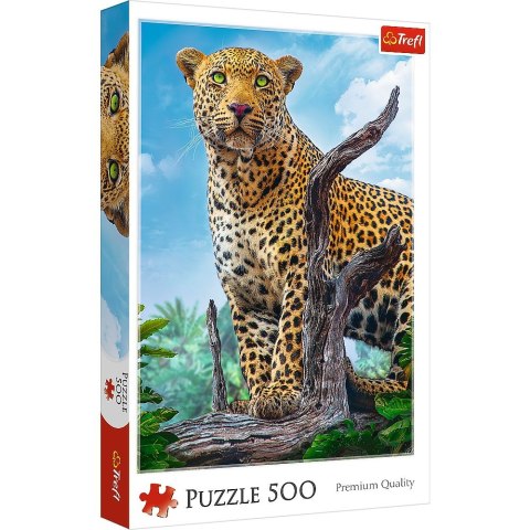 Puzzle Trefl dziki lampart 500 el. (37332)