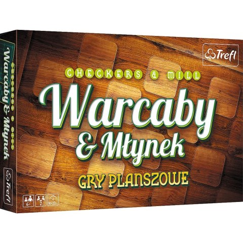 Gra planszowa Trefl Warcaby/Młynek klasyczne 01681 Warcaby / Młynek (01681)