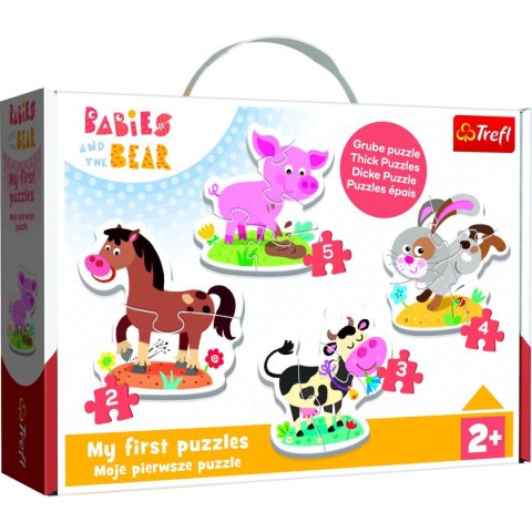 Puzzle Trefl puzzle baby classic Na farmie 18 el. (36127)