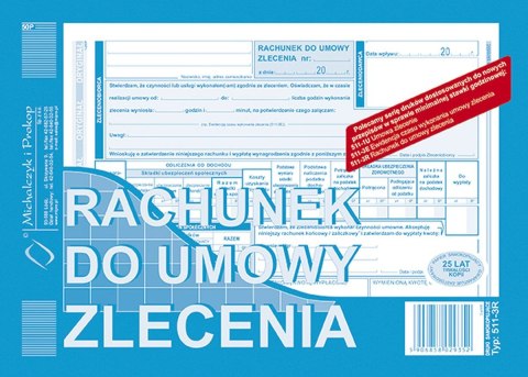 Druk offsetowy Michalczyk i Prokop rachunek A5 50k. (511-3E)